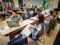 Photo of students in a classroom